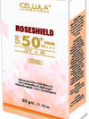 CELLULA ROSESHIELD SPF 50+ PA+++ Tinted Sunscreen Cream – Advanced UV & IR Protection